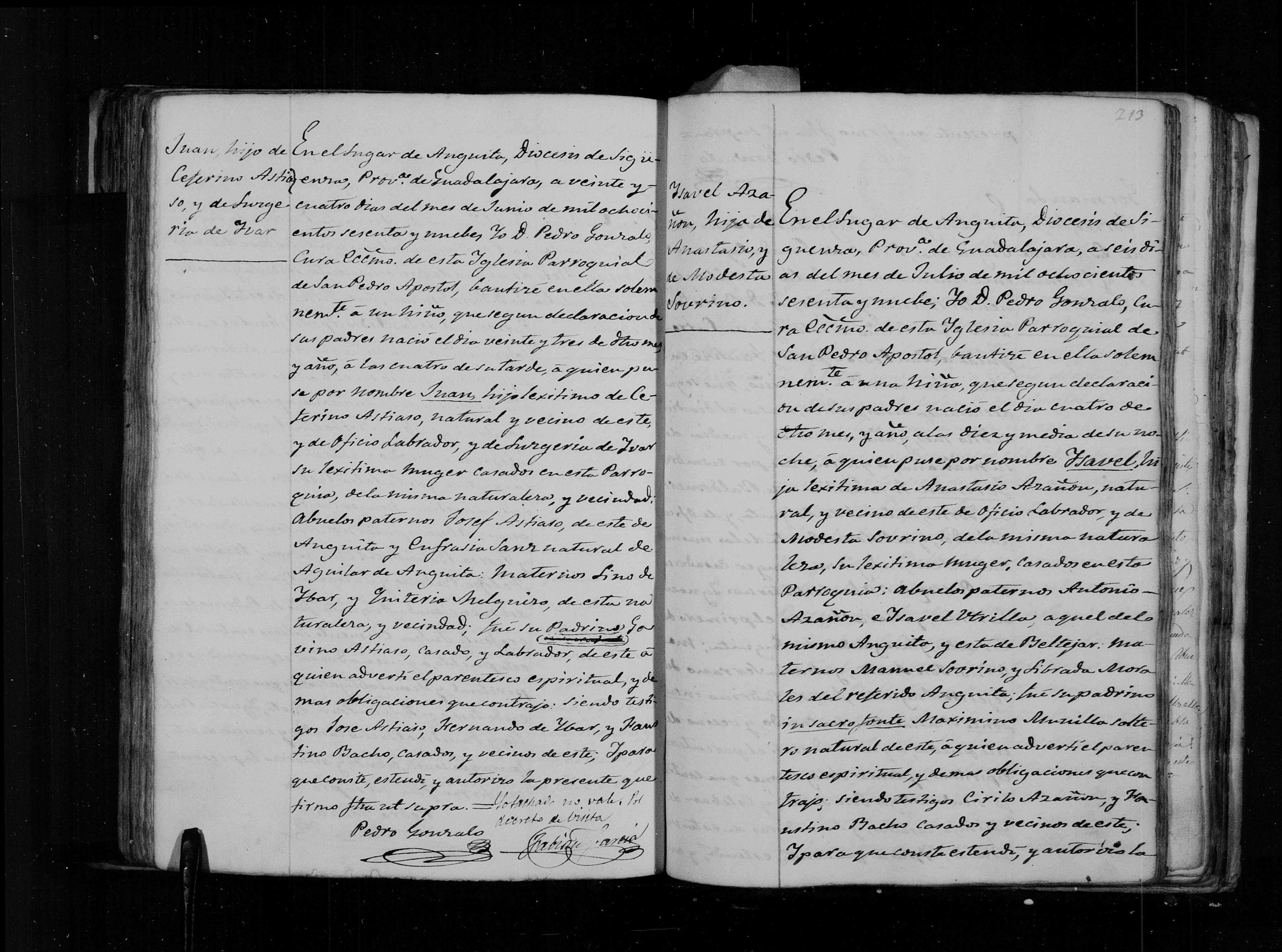 Bautismo de Juan Astiaso Ybar, Anguita 24-jun-1869 (film 007625389)