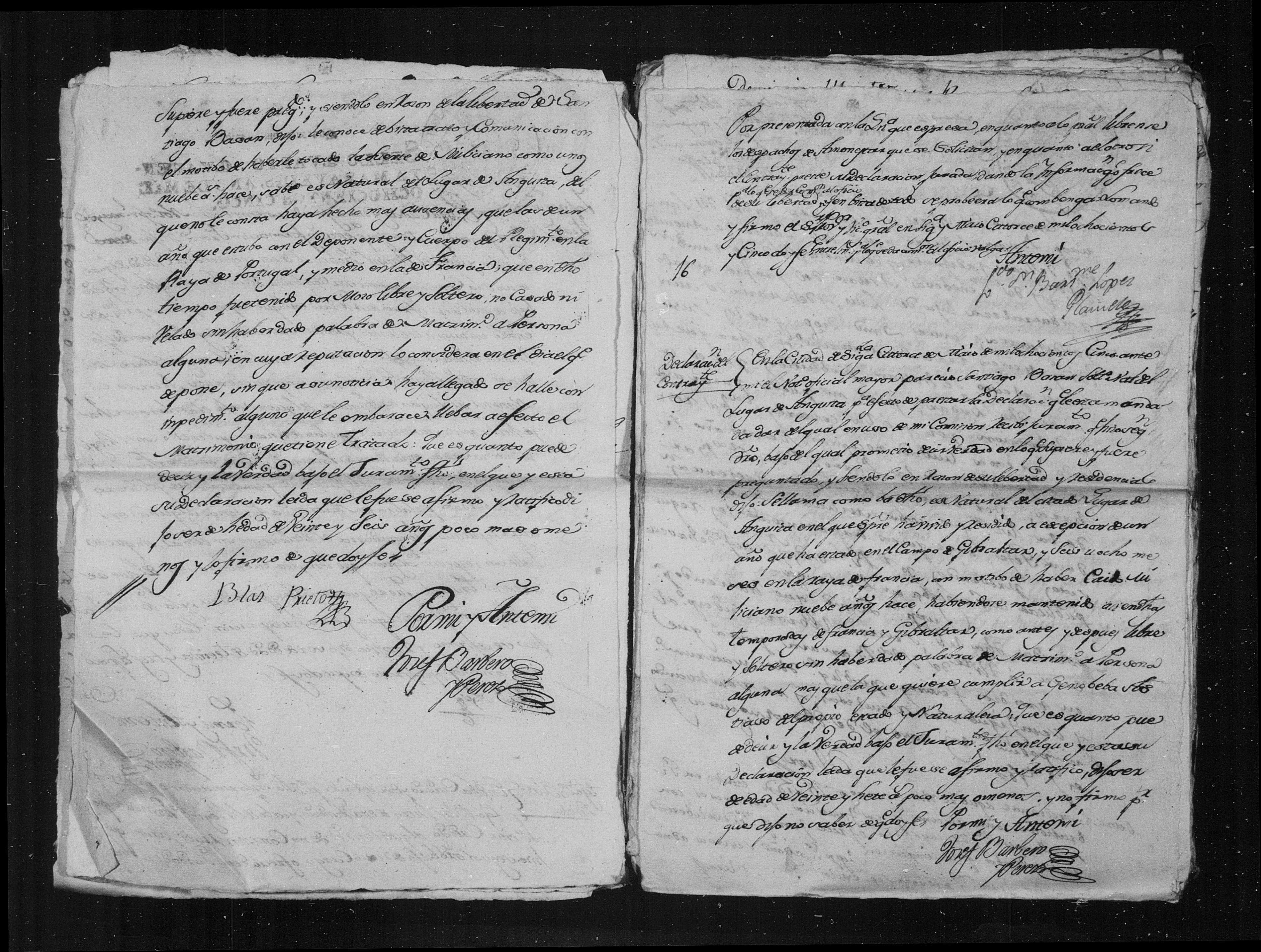 Visor FS - expediente matrimonial 1805, declaraciones