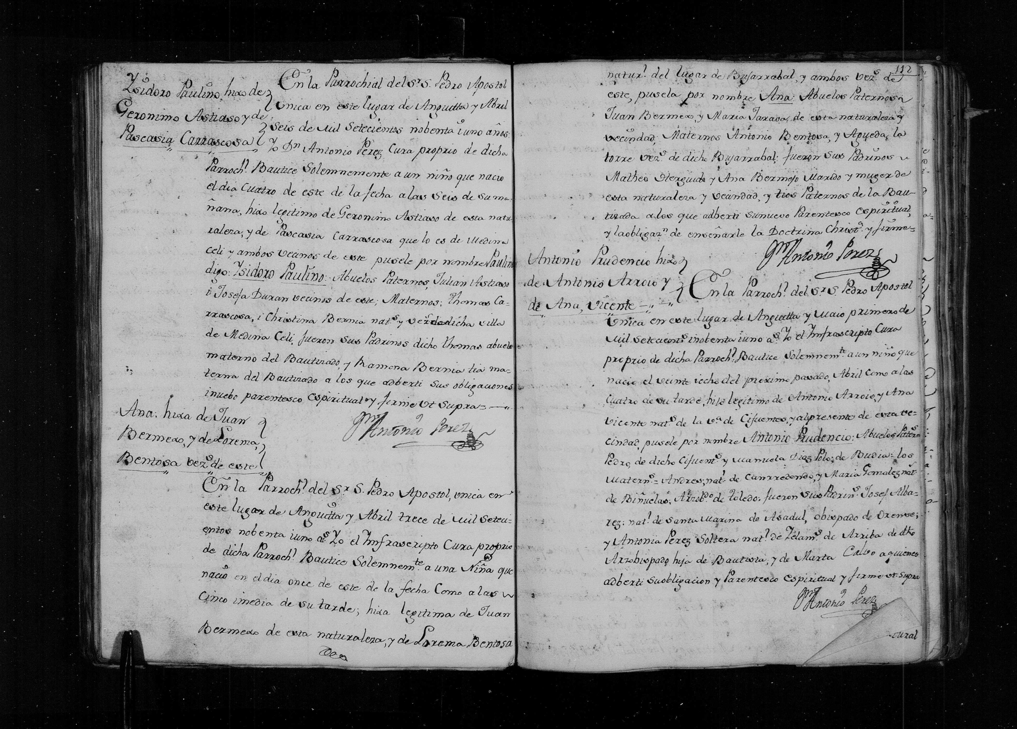 Bautismo de Isidoro Paulino Astiaso Carrascosa, Anguita 6-abr-1791 (film 007625389)