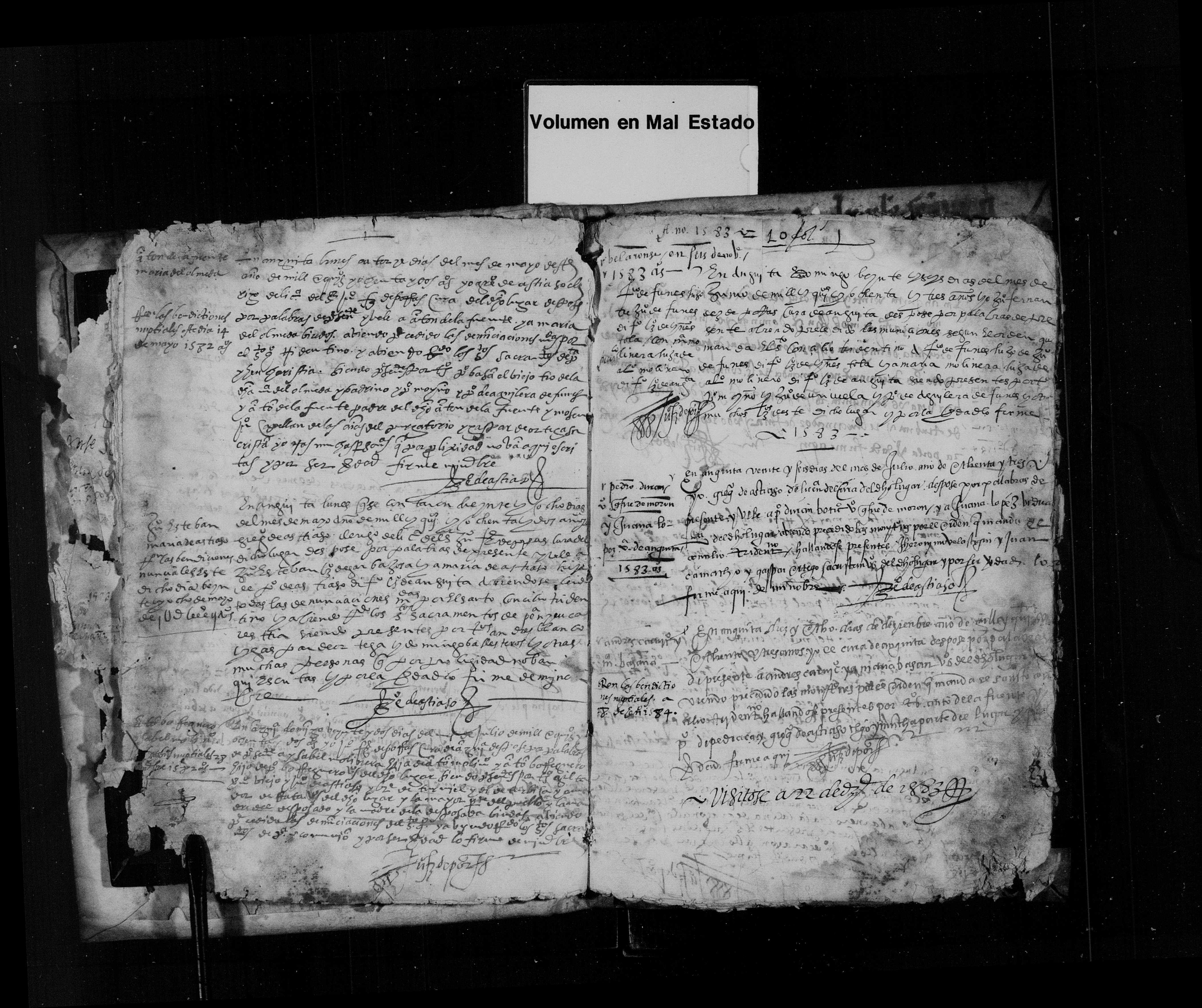 Matrimonio de María de Astiaso × Esteban de Carbajosa, Anguita 28-may-1582 (film 007625389)