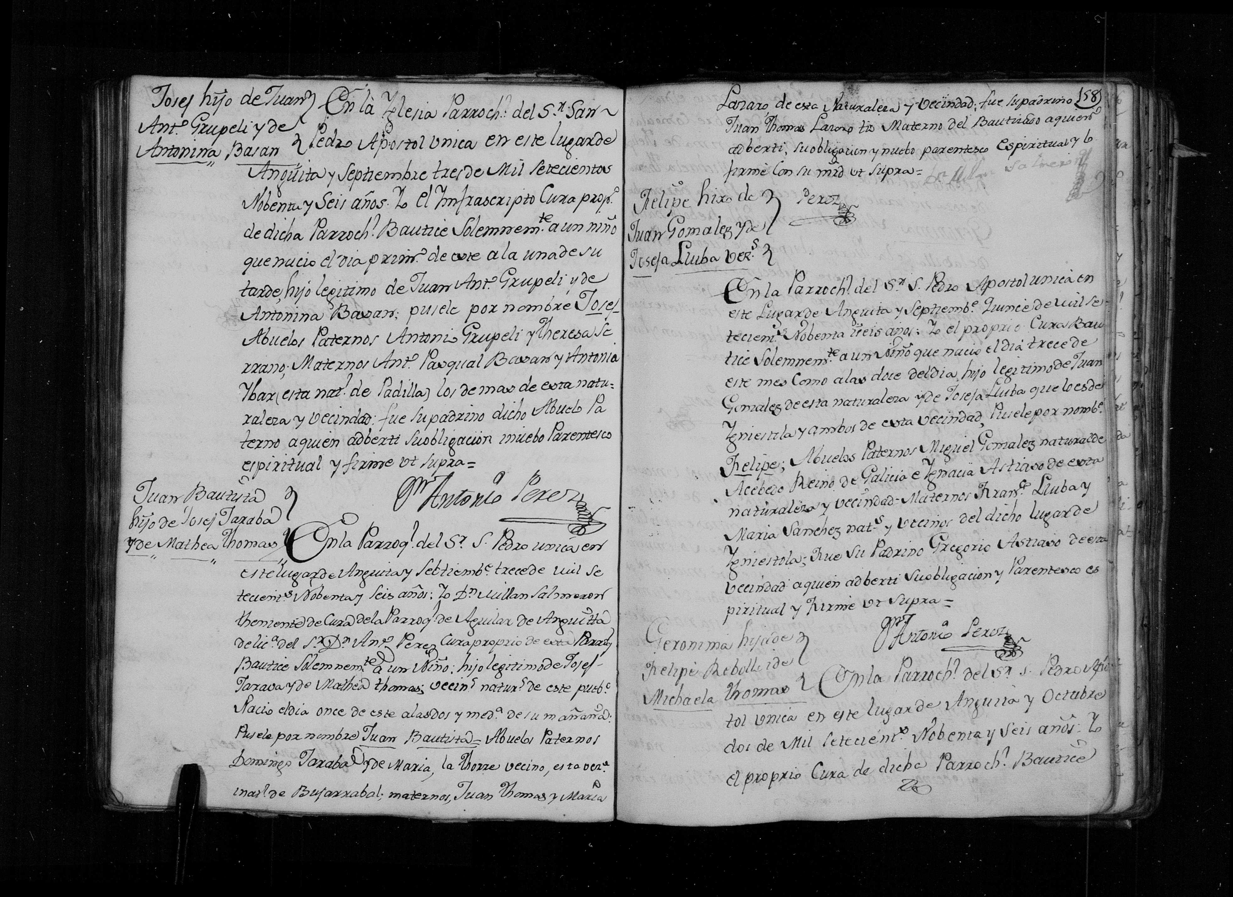 Bautismo de Felipe González Luba, Anguita 15-sep-1796 (film 007625389)