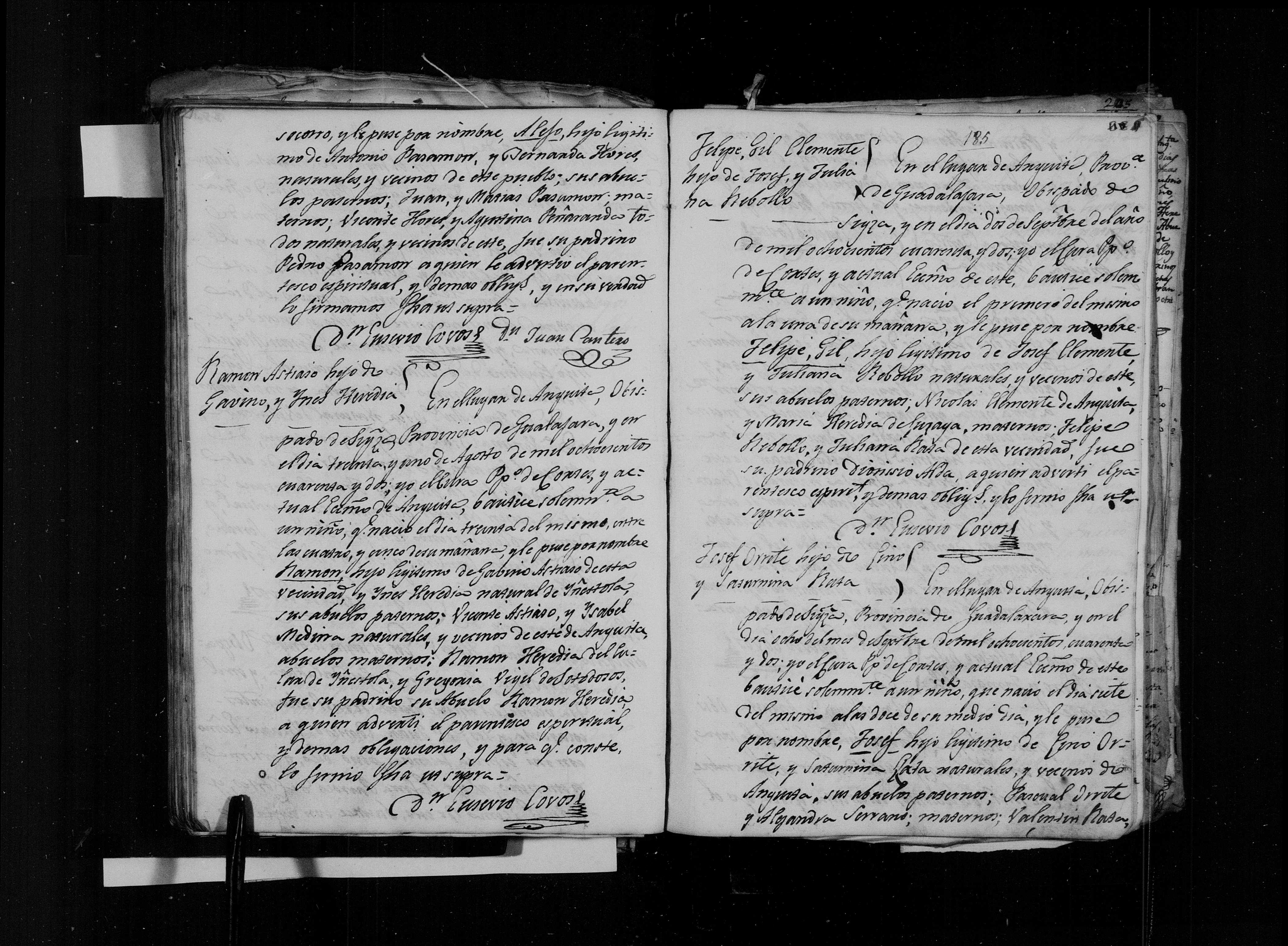 Bautismo de Ramón Astiaso Heredia, Anguita 31-ago-1842 (film 007625389)