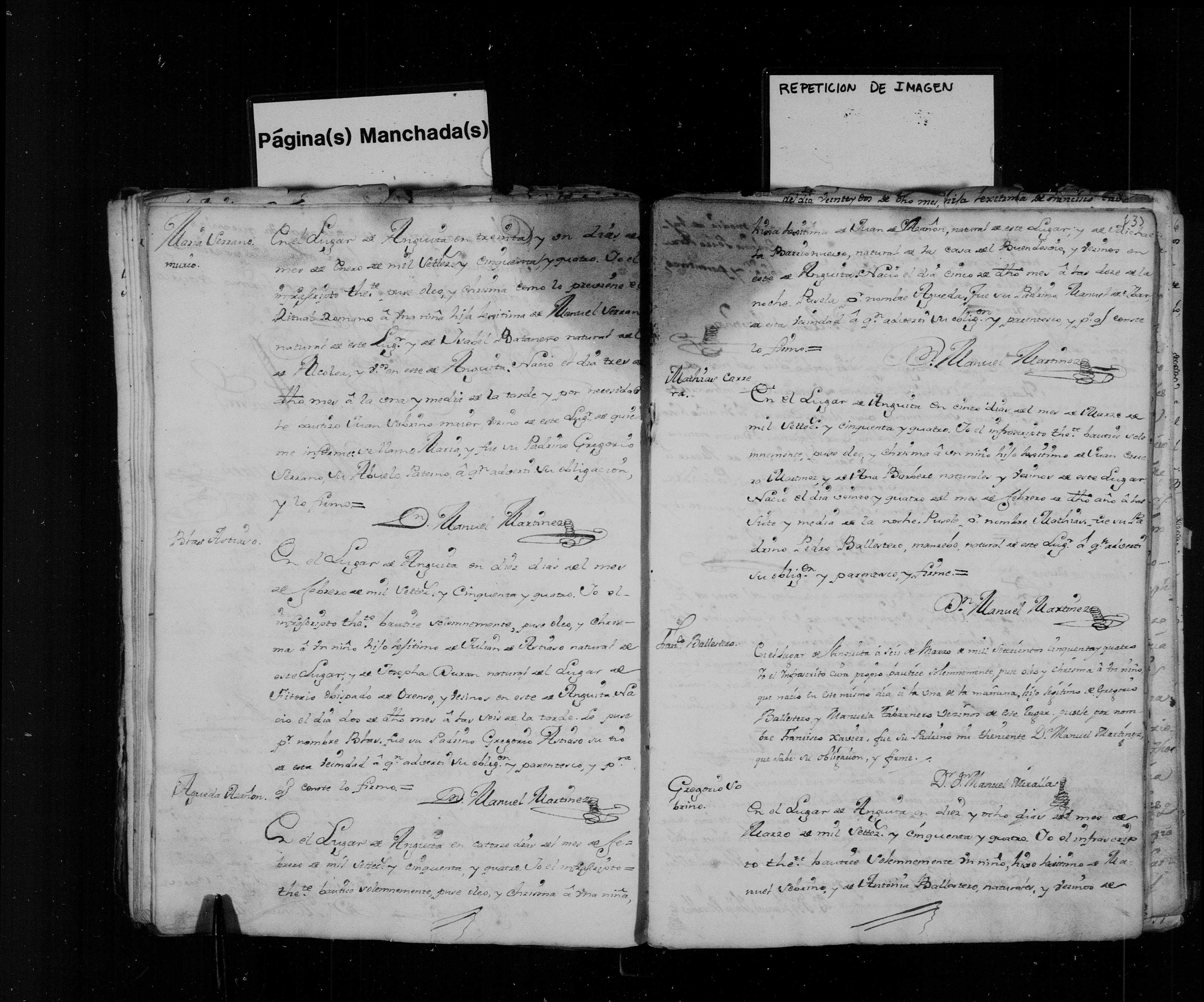 Bautismo de Blas Astiaso Durán, Anguita 10-feb-1754 (film 007625389)