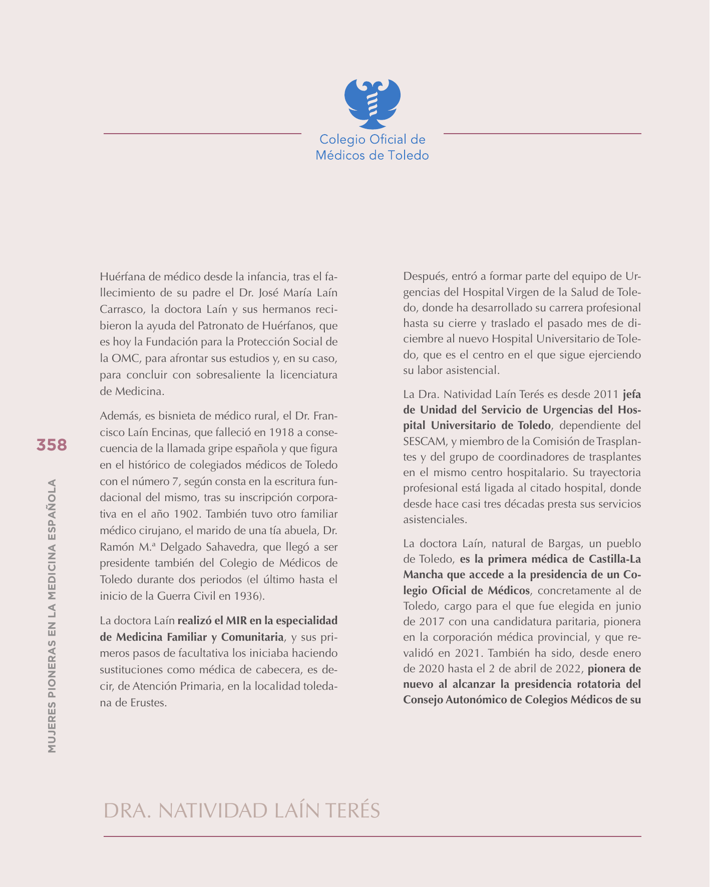 Semblanza CGCOM 2023, p. 358 - 'el marido de una tía abuela'