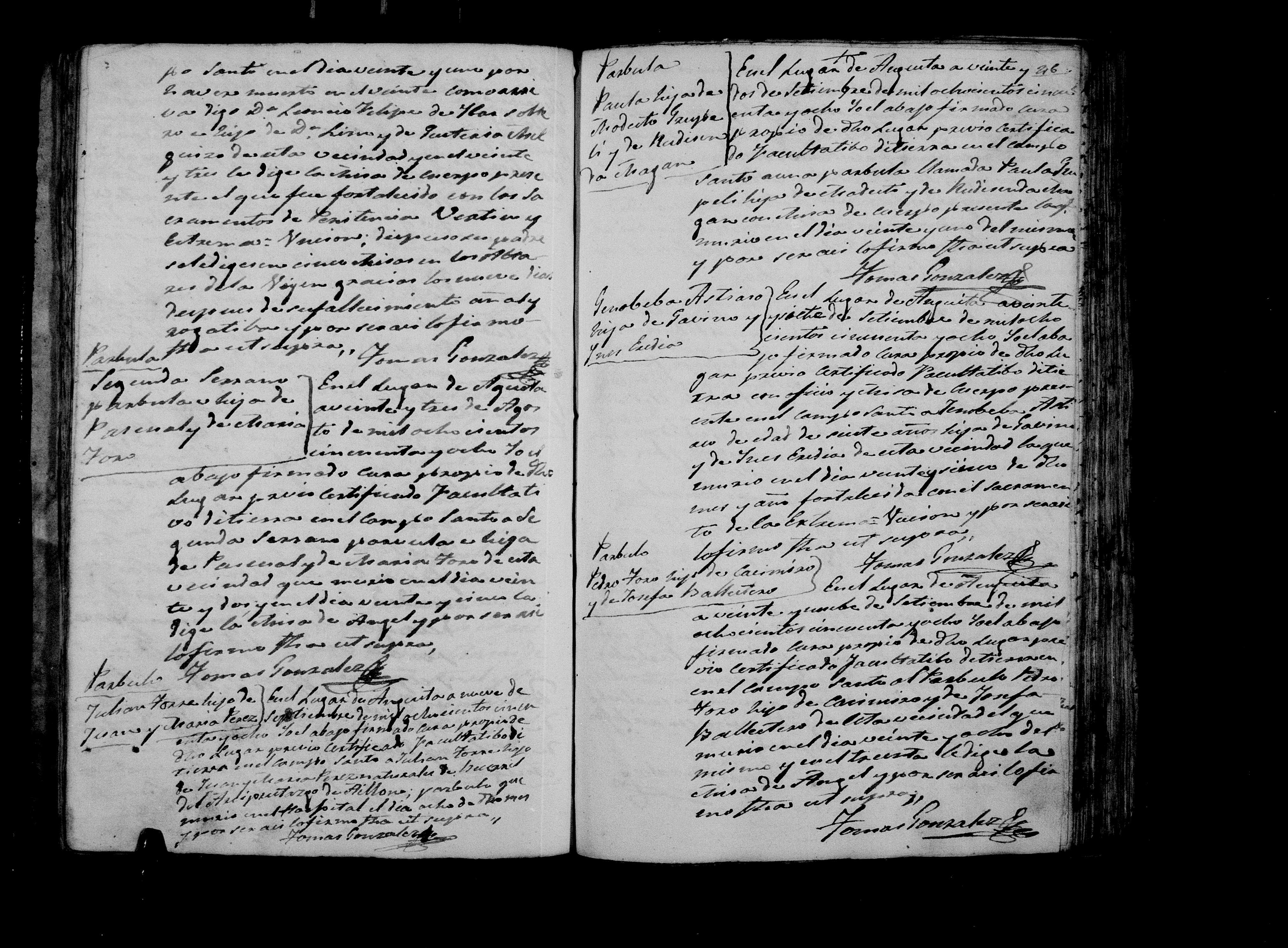 Defunción de Genoveva Astiaso Heredia, 27-sep-1858 (img. 1041) - corrige al árbol (no 1961)