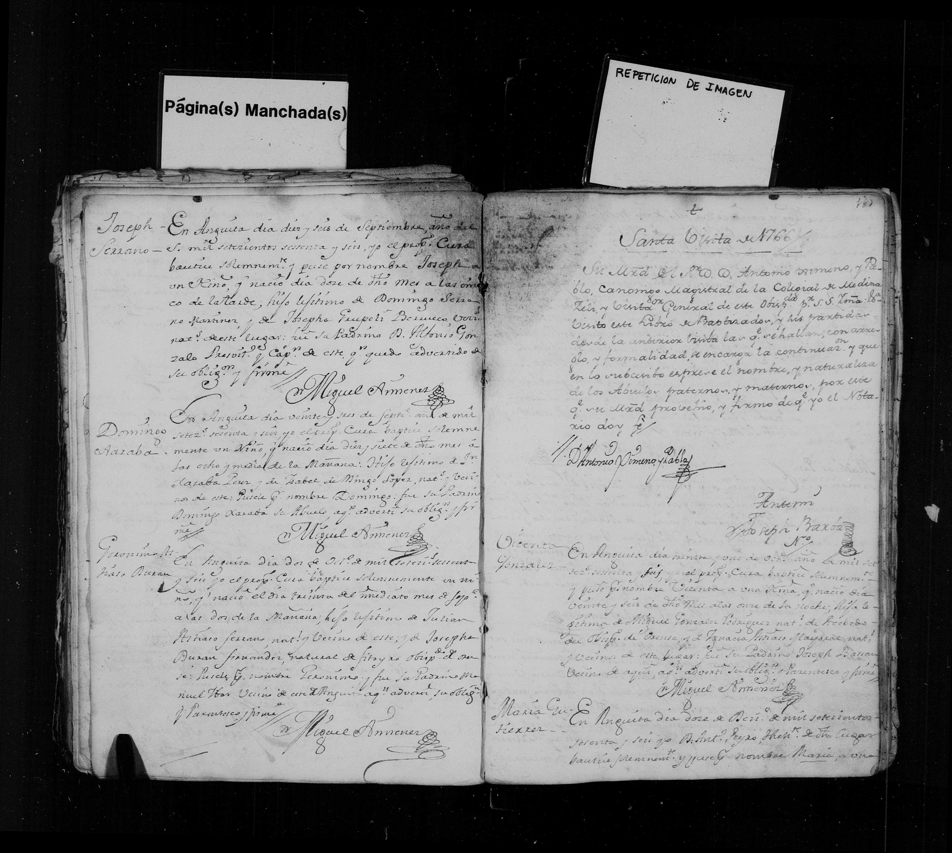 Bautismo de Gerónimo Astiaso Durán, Anguita 2-oct-1766 (film 007625389)