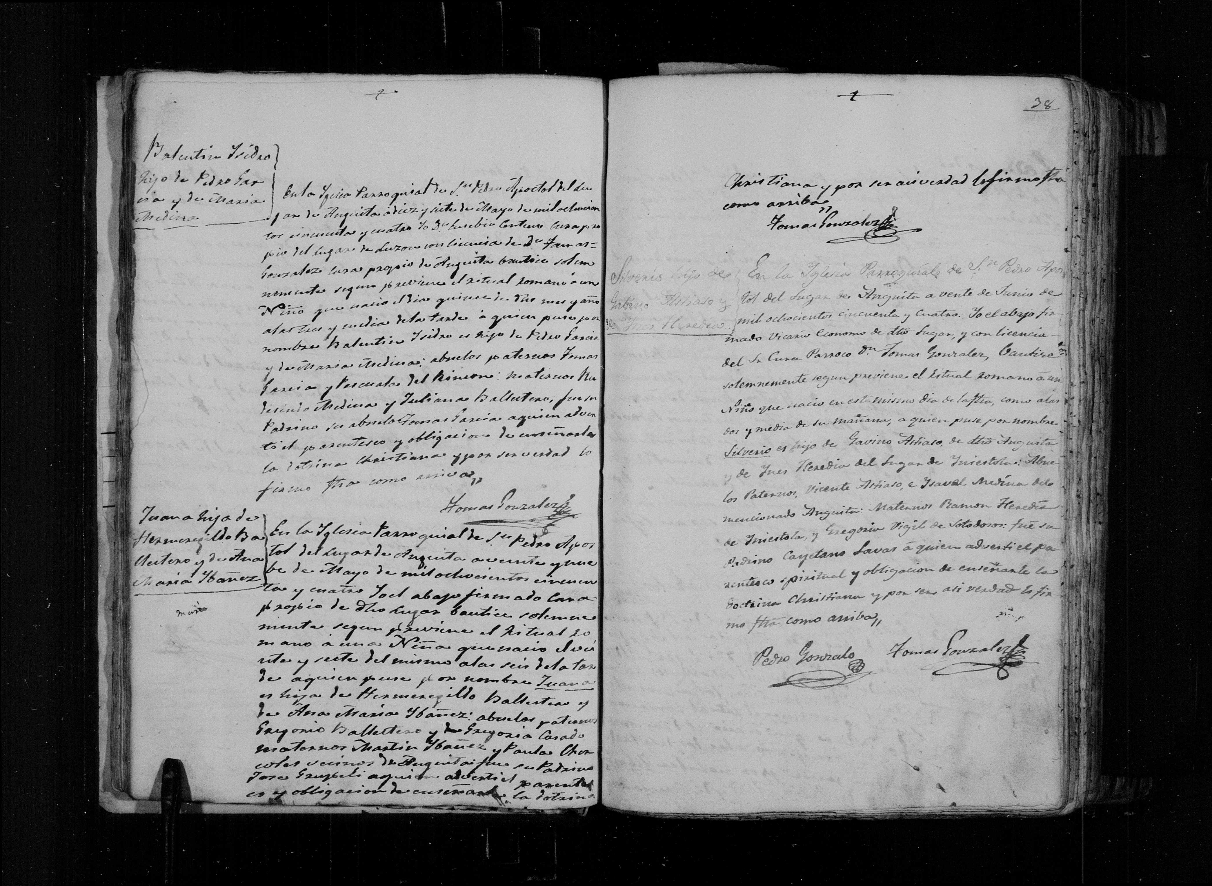 Bautismo de Silverio Astiaso Heredia, Anguita 20-jun-1854 (film 007625389)